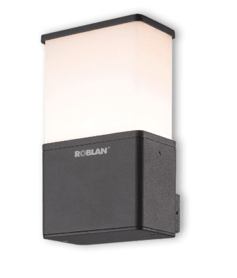 Aplique LED Exterior 9W Luz cálida Gris Oscuro1