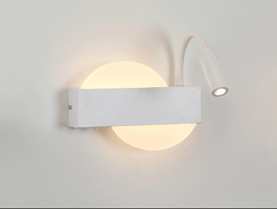 Aplique Blanco 6W+3W Luz Cálida (3000k)1