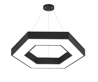 Lámpara LED Colgante Hexagonal 600 mm – 42W CCT Regulable1