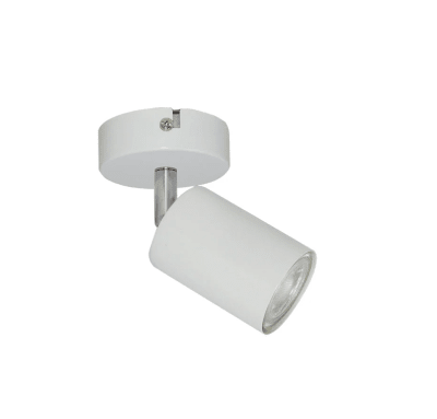 Aplique Sobrepuesto 1 Luz GU10 Blanco Iluminación Decorativa Interior1