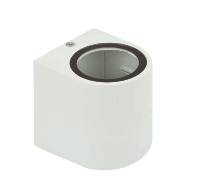 Aplique LED Cilíndrico 1xGU10 Blanco IP54 Interior Exterior 35W1