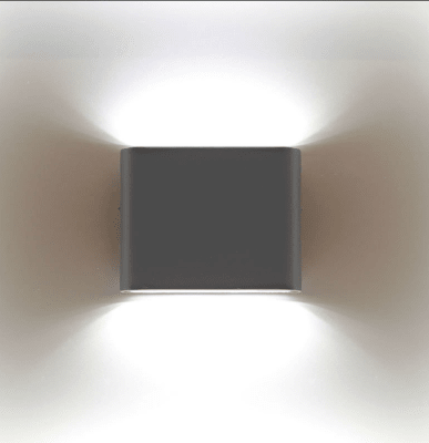 Apliqué LED 2x5W 3000K Negro IP541