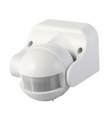Sensor de Movimiento Infrarrojo Sobremontado 180° para Pared – 12m1