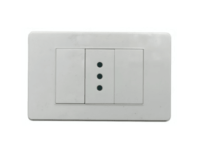 Enchufe Simple 10A – Línea Residencial Blanco1