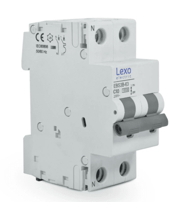 INTERRUPTOR AUTOMÁTICO 1P+N 10A CURVA C 10KA1