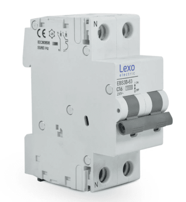 INTERRUPTOR AUTOMÁTICO 1P+N 16A CURVA C 10KA1