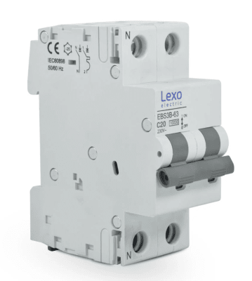 INTERRUPTOR AUTOMÁTICO 1P+N 20A CURVA C 10KA1