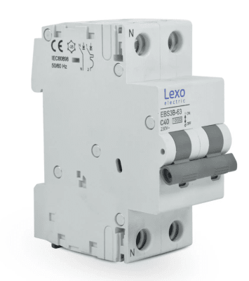 INTERRUPTOR AUTOMÁTICO 1P+N 40A CURVA C 10KA1