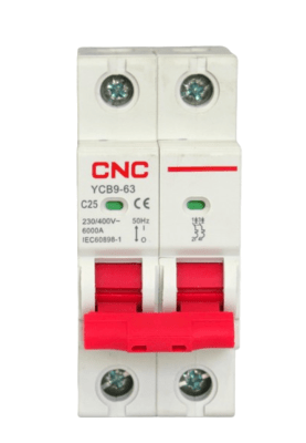 INTERRUPTOR TERMOMAGNÉTICO OMNIPOLAR 2P 25A 6KA1