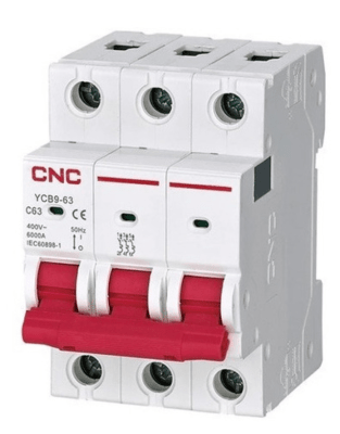 INTERRUPTOR TERMOMAGNÉTICO 3P C 25A 6KA1