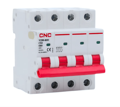 INTERRUPTOR TERMOMAGNETICO 4P C 50A 10KA1