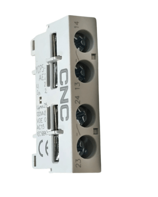 Contacto Auxiliar Frontal para Guardamotor 1NA+1NC – CNC1