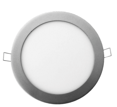 Panel LED 18W Embutido – Marco Plateado | Luz fría1