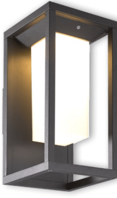 APLIQUE ALBA SOLAR 2,2W 205LM 3000K IP54 - GRIS OSCURO ROBLAN1