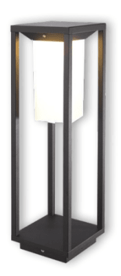 BALIZA ALBA SOLAR 2,2W 500X140MM 264LM 3000K IP54 - GRIS OSCURO ROBLAN1