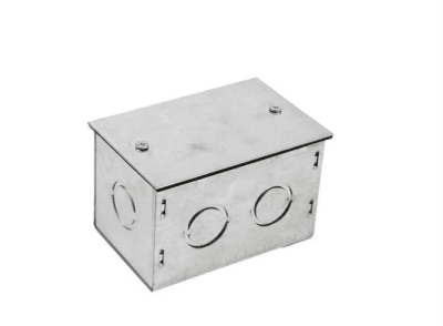 CAJA METALICA 100X100X65 ZINCADA C/SELLO1