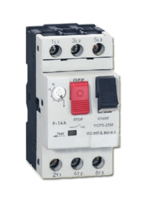 Guarda Motor Regulable 20A - 25A Trifásico 380V | Montaje Riel DIN1