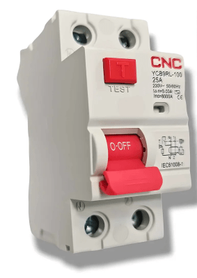 Interruptor Diferencial Bipolar 25A 30mA (6kA) | Certificado SEC1