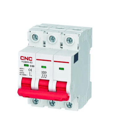 Interruptor Automático Trifásico 25A Curva C (10kA) | Certificado SEC1