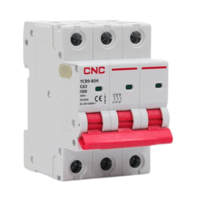 Interruptor Automático Trifásico 63A Curva C (10kA)1