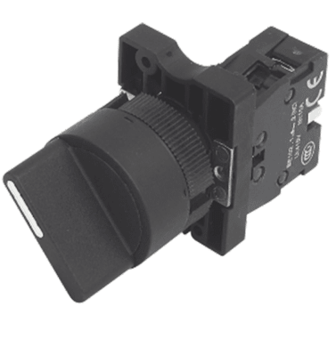 Selector Giratorio 2 Posiciones con Retorno (1NO 1NC)1