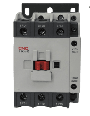 Contactor Trifásico 50A Bobina 220V (1NO + 1NC) - 22kW1