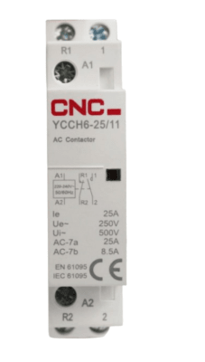 Contactor Modular 25A 1NO+1NC (1 Polo) - Formato Slim1