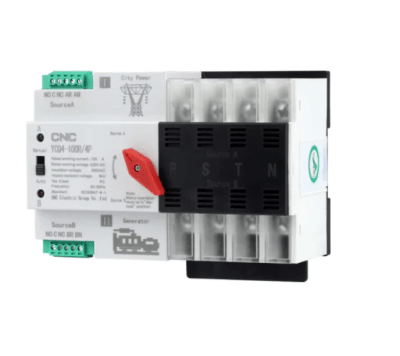 Switch de Transferencia Automática 4 Polos 100A (YCQ4-100R/4P)1