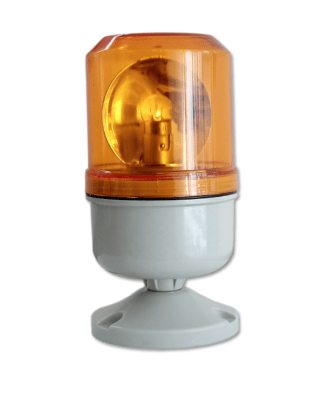 Baliza Giratoria de Copa Ámbar 5W (220VAC) - IP531