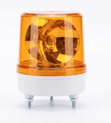 Baliza Giratoria Industrial 35W Amarilla c/ Zumbador (220V)1