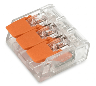 Conector Rápido Naranja PCT-413 3P (0.8~4mm² / 32A)1