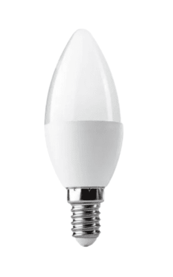 Ampolleta LED Tipo Vela 6W Base E14 3000K1
