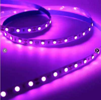 Cinta LED Rosada Sin Silicona 60 LED/m (7W / 12V)1