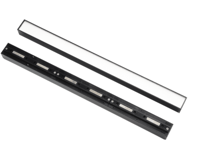 Foco Lineal LED 15W Riel Magnético 48V - Difusor Opal (CRI90)1