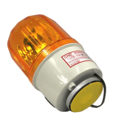 BALIZA DESTELLANTE IMANTADA AMBAR D70XH100 220V1