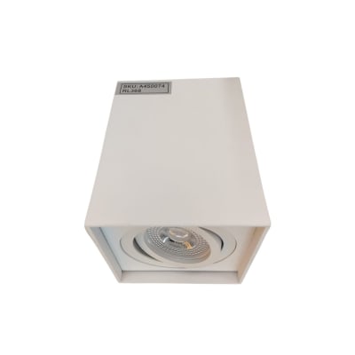 APLIQUE A CIELO RECTANGULAR 1XGU10 BL LC1