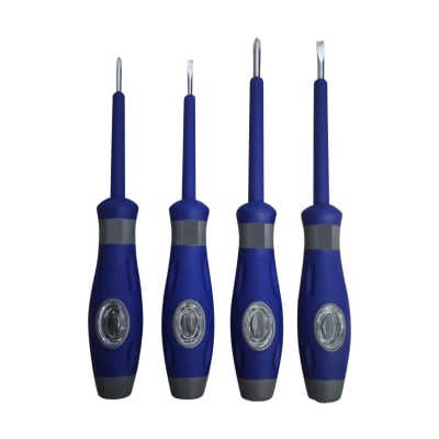 SET ATORNILLADORES C/TESTER PALETA/CRUZ 3 Y 4MM1
