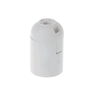 PORTALAMPARA  TERMOPLASTICO NEGRO E -27 250V1