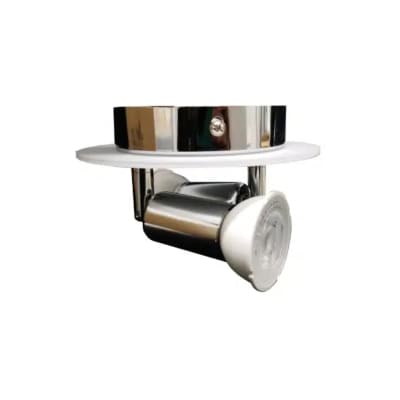 APLIQUE BASE REDONDA BLANCA 2XGU101