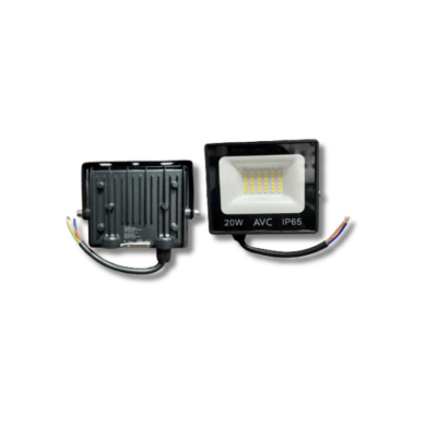 Proyector LED Slim 20W Luz Fría IP65 (6500k)1