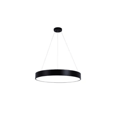 LÁMPARA NEGRA 48W CIRCULAR LUZ FRÍA1