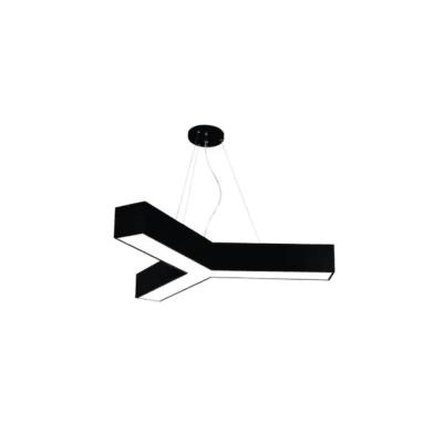 LÁMPARA NEGRA 48W LUZ FRÍA FORMA Y1