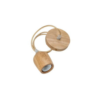 SOQUETE PARA E27 DE MADERA BETEIGEUZE III  1XE271