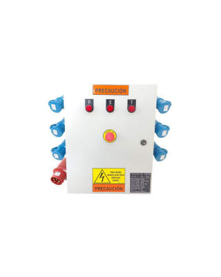 TABLERO DE FAENA TRIFÁSICO 3P+N+T 32A IP55 – 380V1