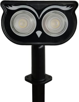 Aplique LED Solar Búho Exterior con Estaca para Jardín o Muro Luz Cálida | IP654