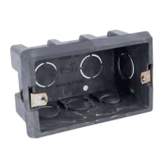 CAJA EMBUTIDA PVC RECTANGULAR 5/8 OREJA METÁLICA 5/8