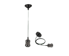 SOQUETE ENVEJECIDO COLGANTE E27