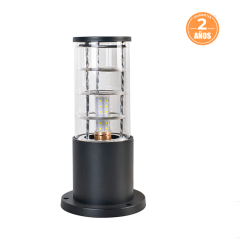 Farol Porta Ampolleta E27 Negro 30CM