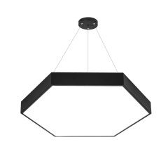 Lámpara LED Colgante Hexagonal 600mm 50W CCT Regulable Aluminio