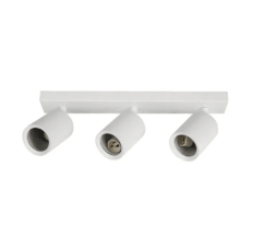 Aplique Sobrepuesto 3 Luces GU10 Blanco Iluminación Interior